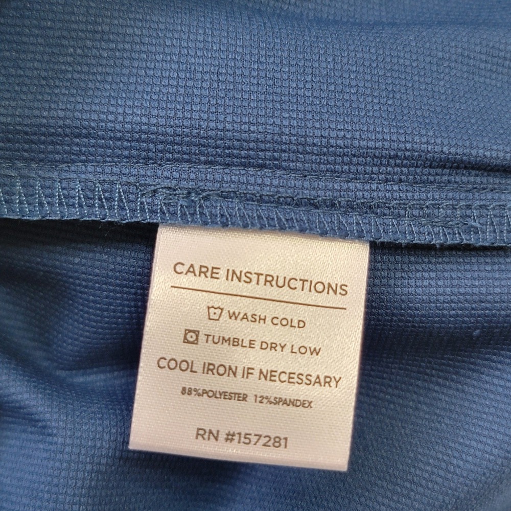NEW Mizzen+Main Helmsman Slim Fit Blue Performance Shorts 1BO-1758 Mens LG 5" - Picture 6 of 8